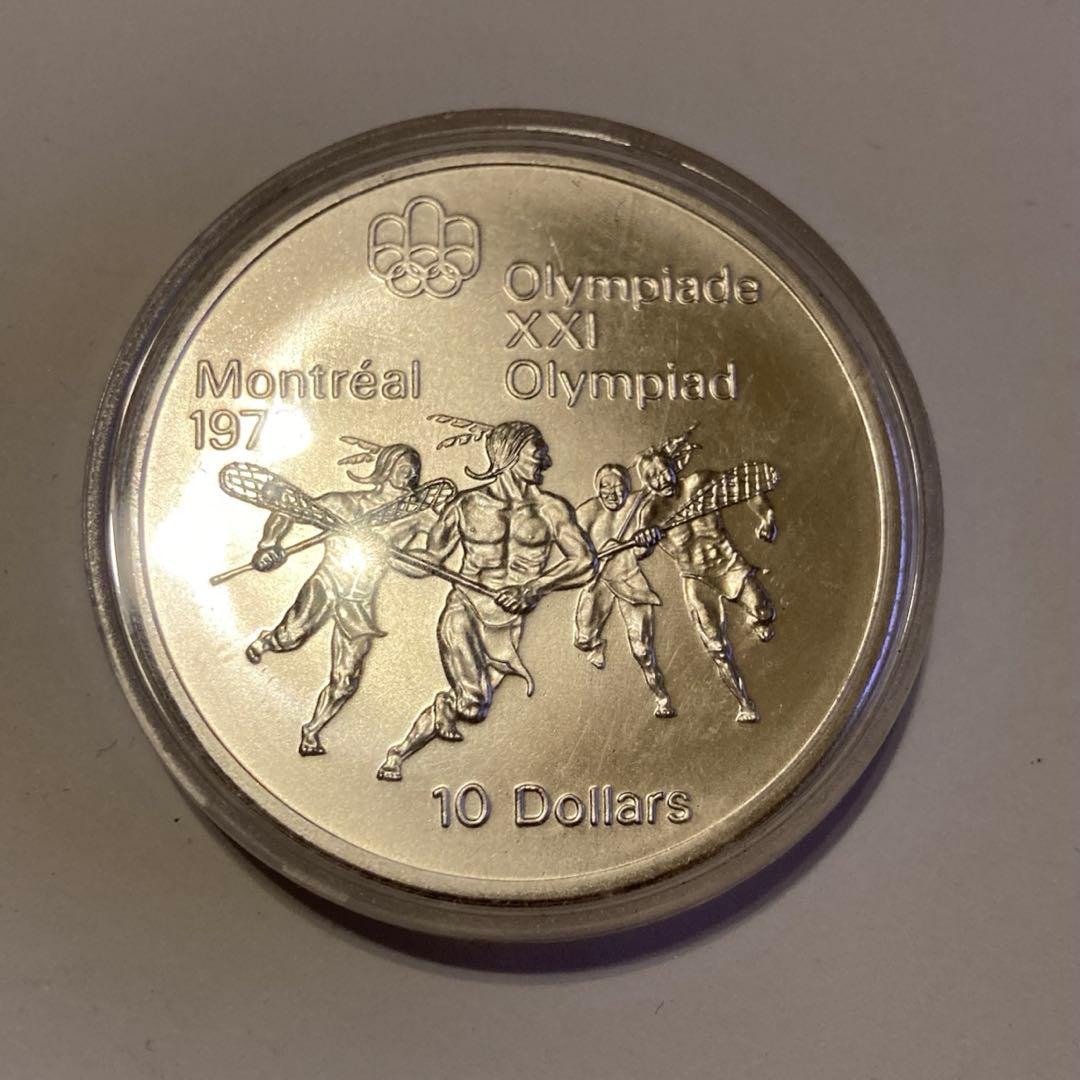 1976年 カナダ モントリオールオリンピック記念 10ドル銀貨 プルーフ
