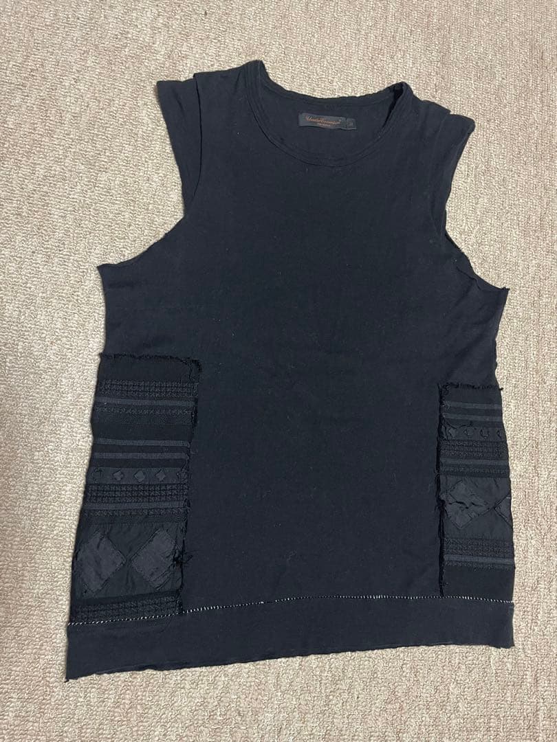アンダーカバー 民族柄 ノースリーブTシャツ scab期　undercover undercover scab 民族 ポケット Tシャツ サイズ 2 アンダーカバー