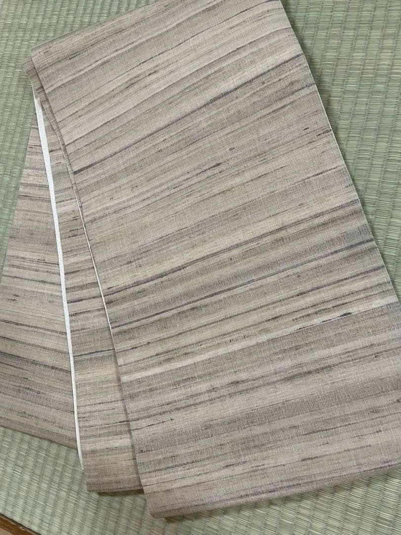 ムガシルク 野蚕糸 全通袋帯 未使用 仕立て上がり 最終価格※値下げ御免