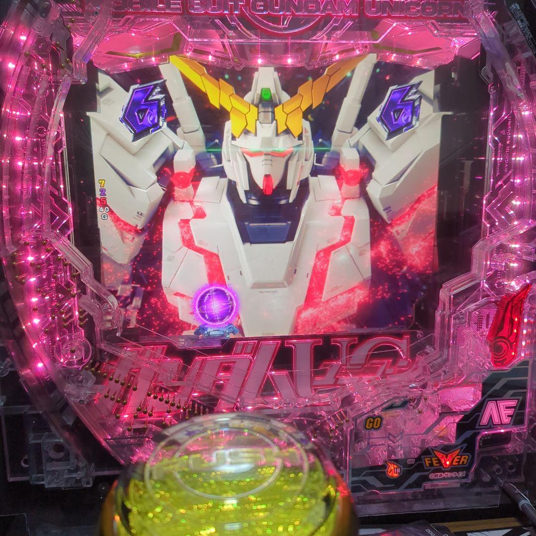 6/20迄の出品データカウンター機付き pガンダムユニコーン実機 卓上型