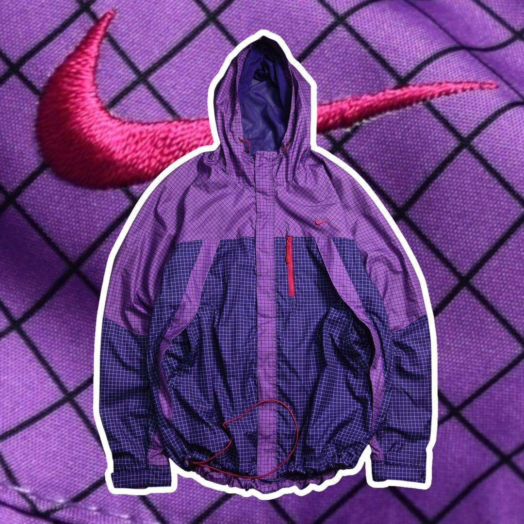 archive 00s NIKE グラフチェック シェルジャケット テック - メルカリ