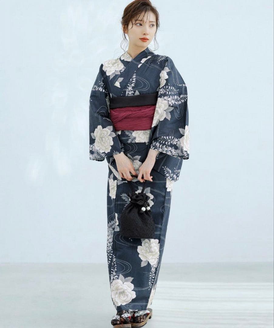 凪の藤ながれ　dita Dita ディータ 5点セット dita 浴衣 凪の藤ながれ セット ディータ