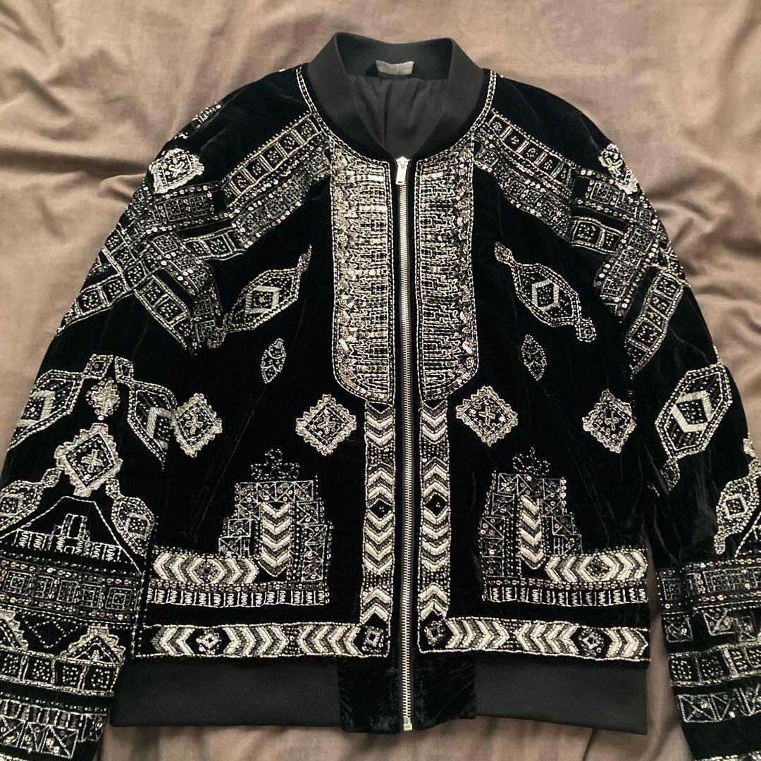 【超希少】ZARA スパンコールボンバージャケット ZARA - ZARA スパンコールジャケット Lの通販 by lilyy's shop｜ザラ