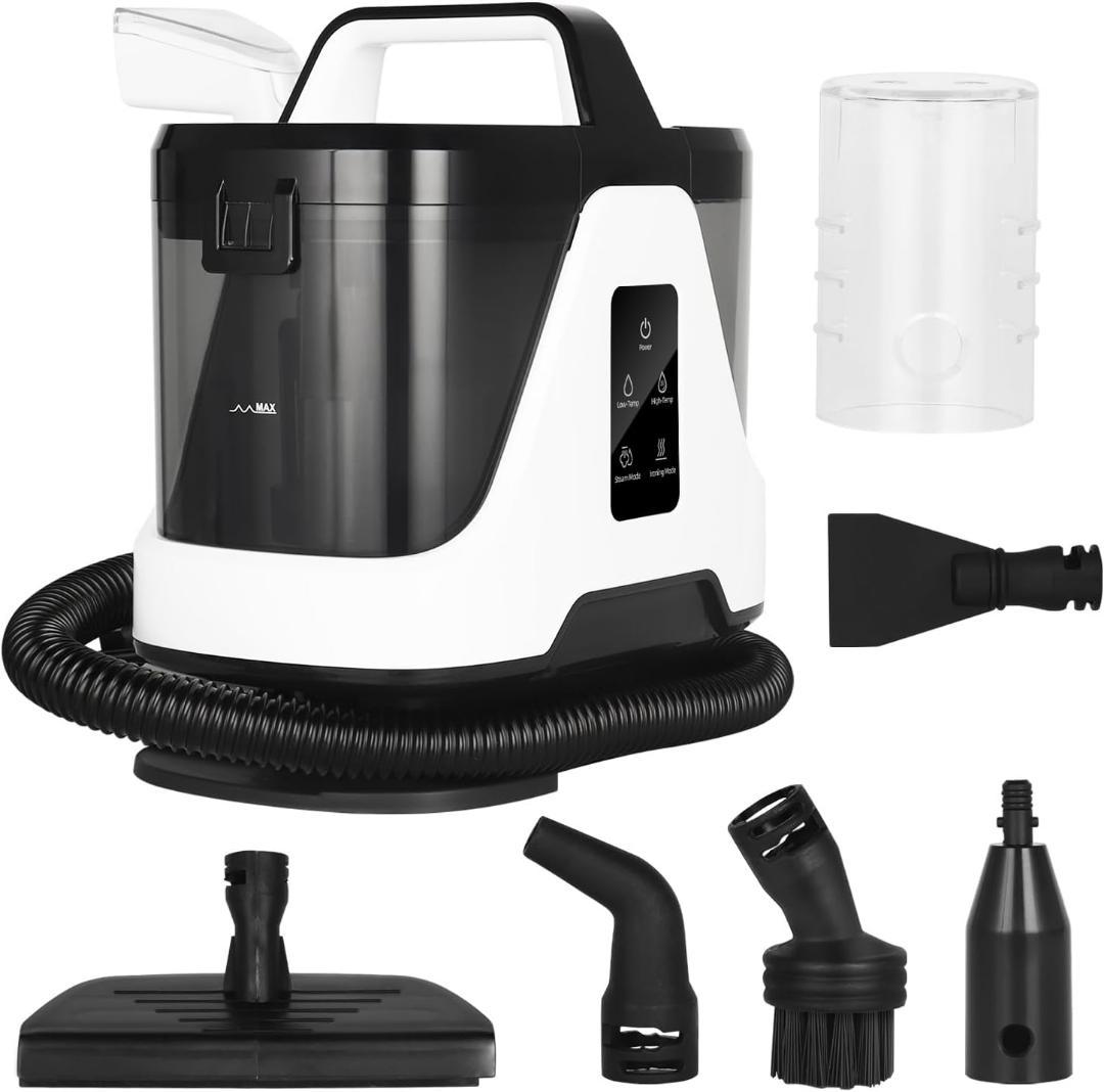 【100℃高温蒸気×19000Pa超強吸引力】 カーペットクリーナー スチーム式 楽天市場】【100℃蒸気噴射×19000Pa吸引力】 スチーム式カーペット