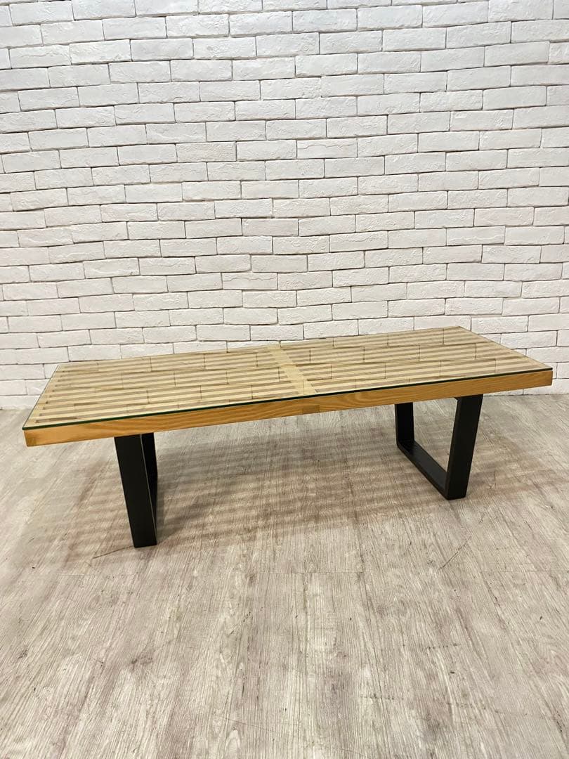 【東京都23区配送無料】ハーマンミラー ネルソン ベンチ テーブル　机　リビング ハーマンミラー（Hermanmiller）ネルソンプラットフォームベンチ