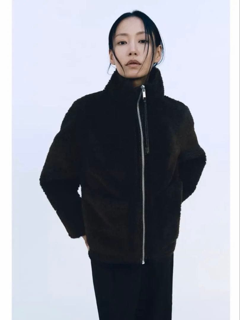 ZARA ZW COLLECTION ダブルフェイスボアジャケット - メルカリ