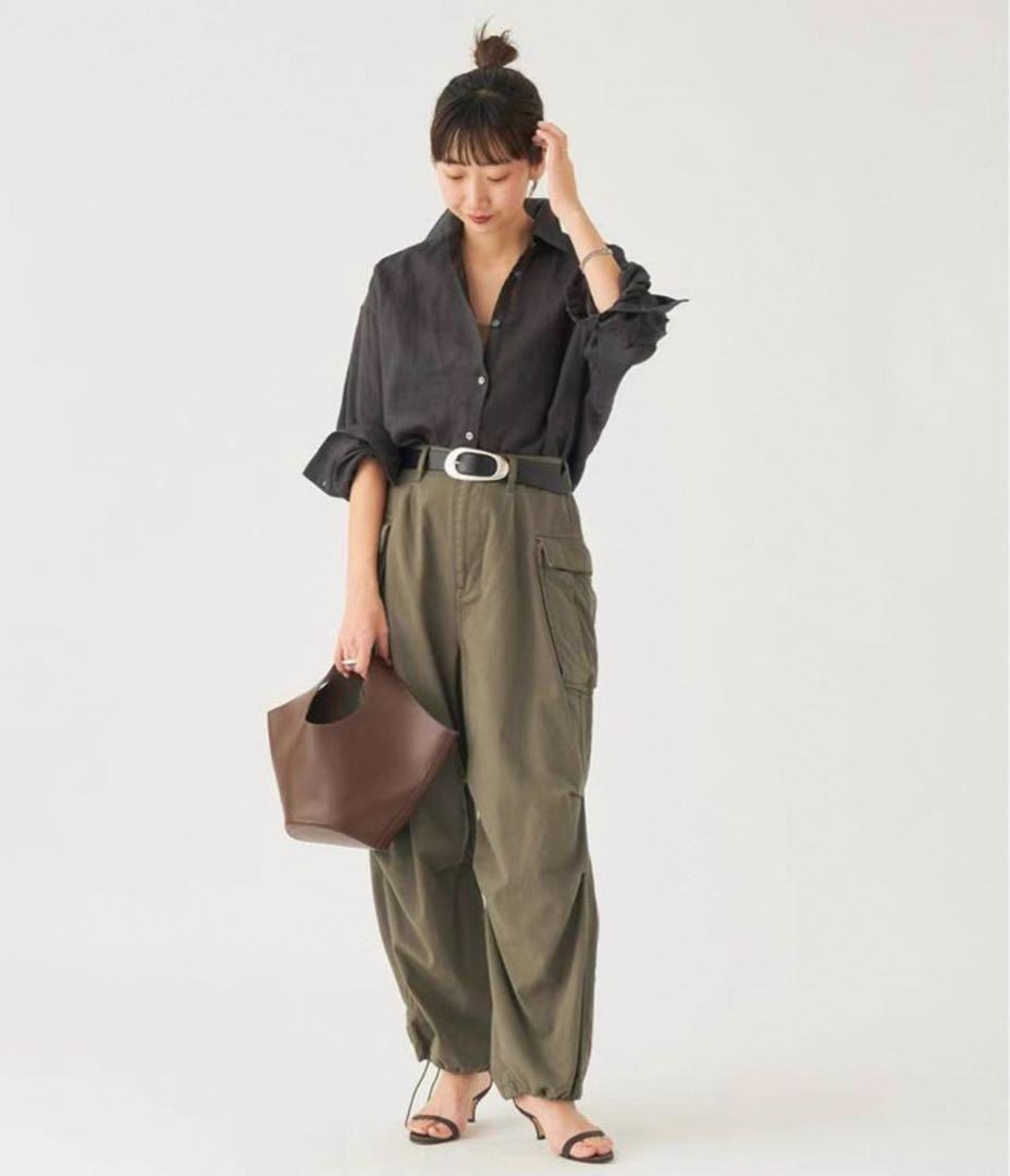 Plage★プラージュ★military パンツ セール】Georgette Tuck パンツ（スラックス）｜Plage（プラージュ）の