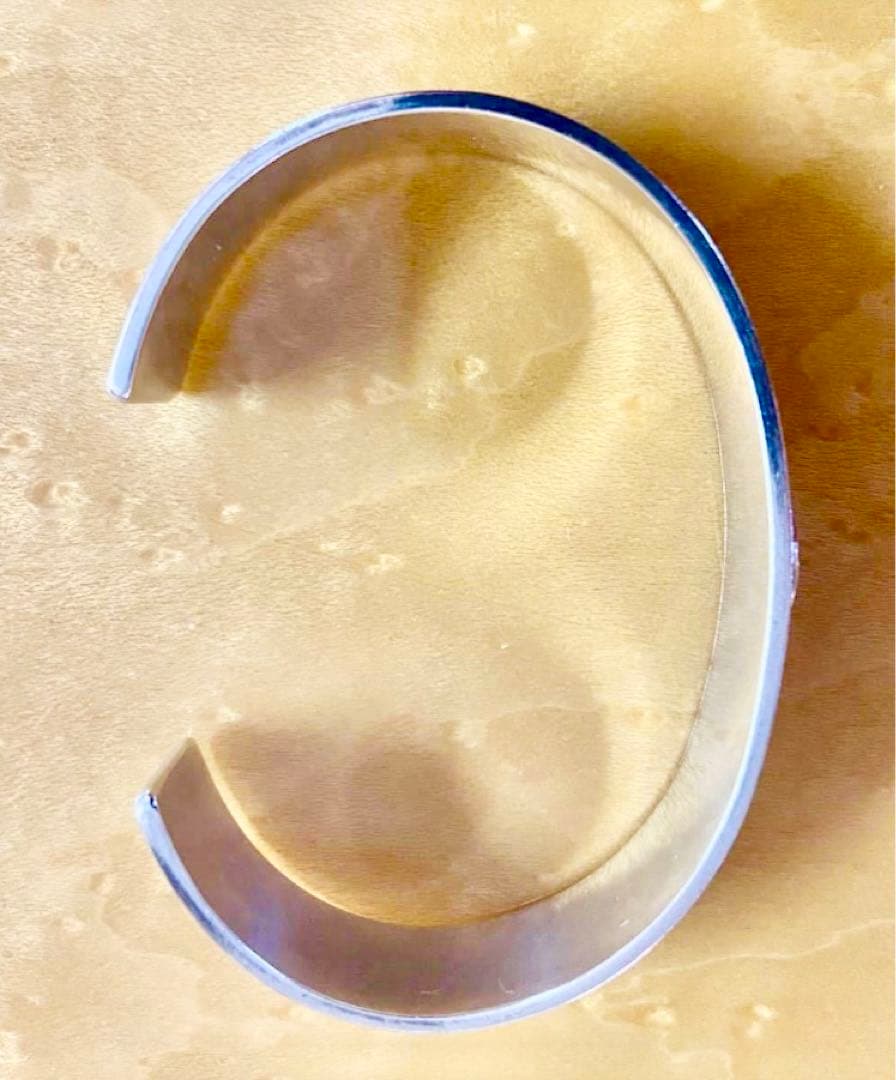 飛加藤様専用真贋保証goro's 平打ちブレスM バングル SV/k18中古鑑定