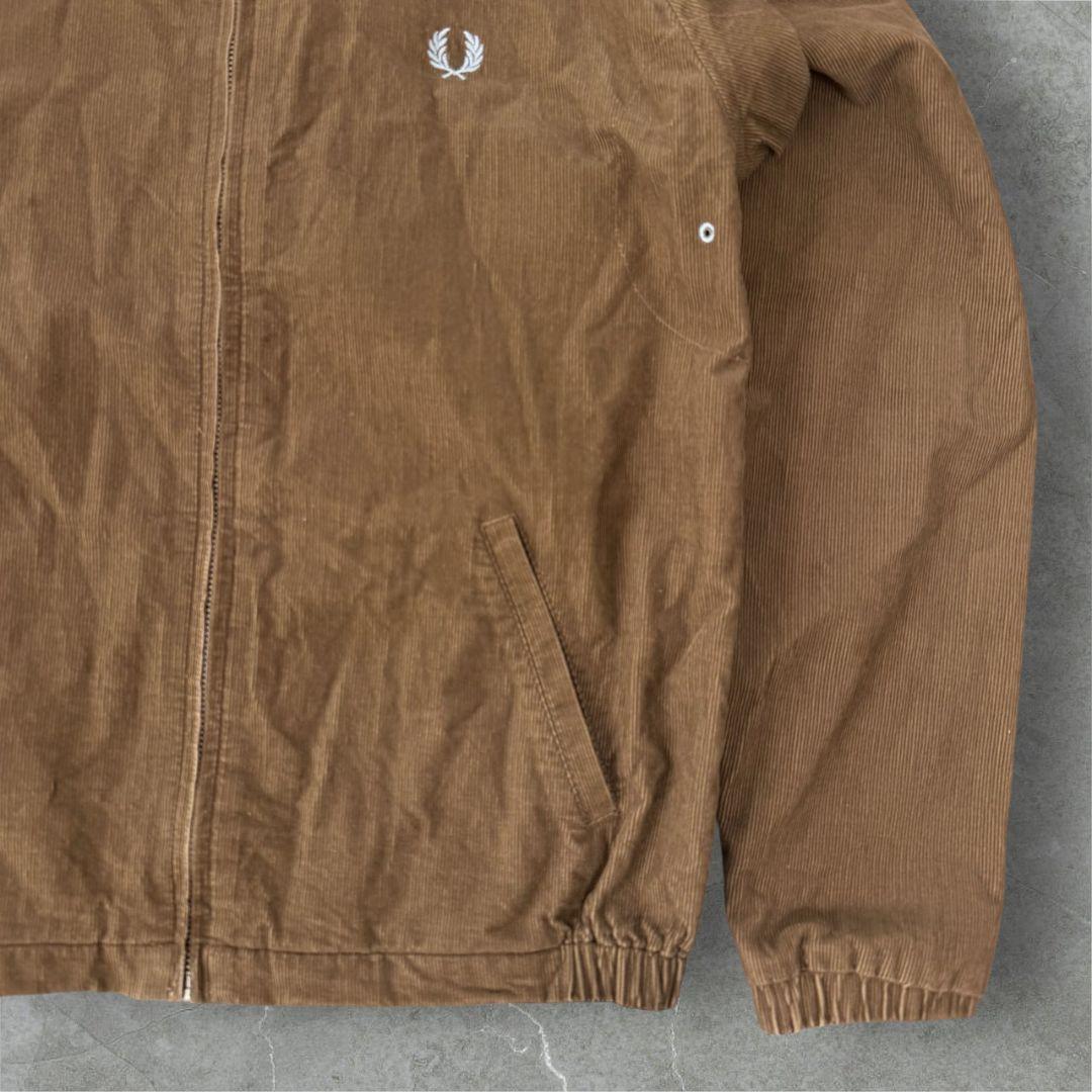希少 FRED PERRY コーデュロイ ジャケット ブルゾン ブラウン - メルカリ