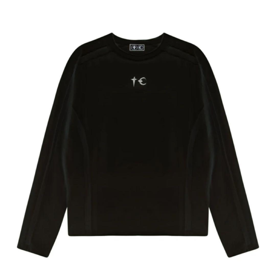 トップス THUG CLUB TURTLE MESH SLEEVE Thug Club White Turtle Long Sleeve T-Shirt Thug Club