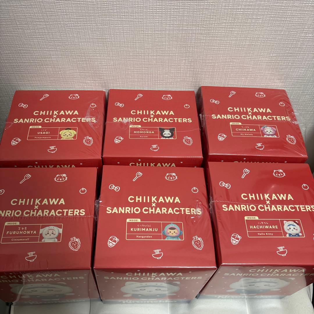ちいかわ×サンリオ　kiramekko 6種セット　コンプリート　きらめっこ ちいかわ×サンリオキャラクターズ」コラボグッズが2025年12月12日(金