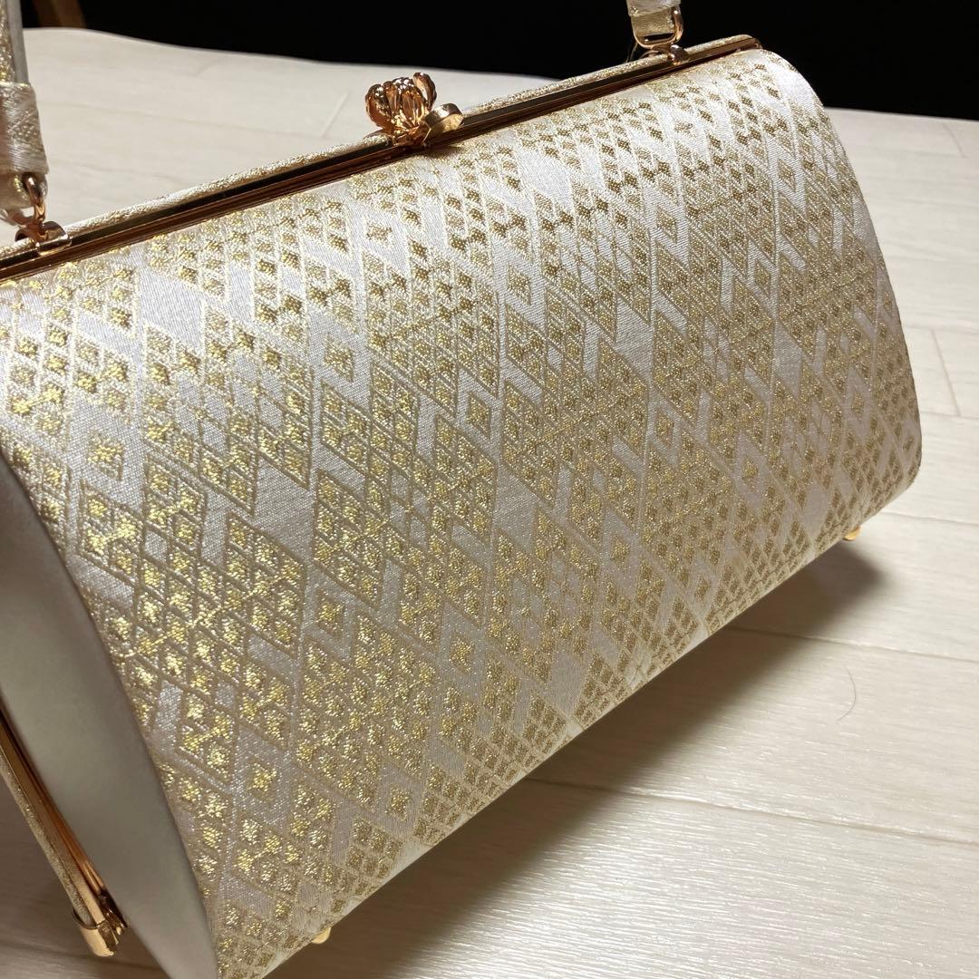 《未使用》沙織ブランド　草履バッグセット　フォーマル　バールトーン加工　Lサイズ