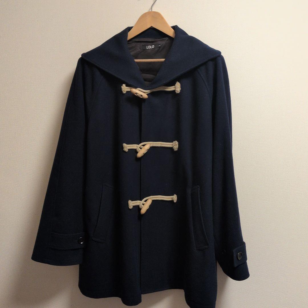 Yuta LOLO メルトンダッフルコート ネイビー Yuta様専用 LOLO メルトンダッフルコート ネイビー - メルカリ