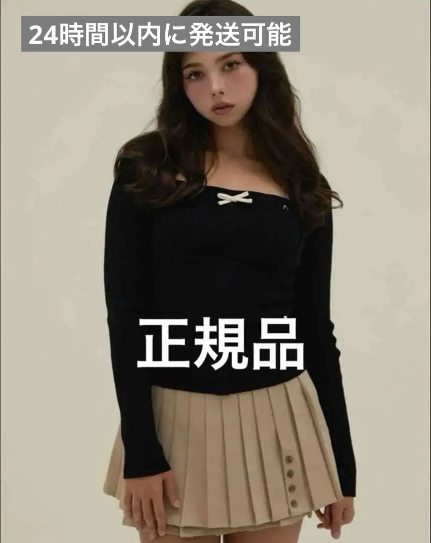 トップス ANDMARY Sharon ribbon tops ANDMARY】Sharon ribbon tops