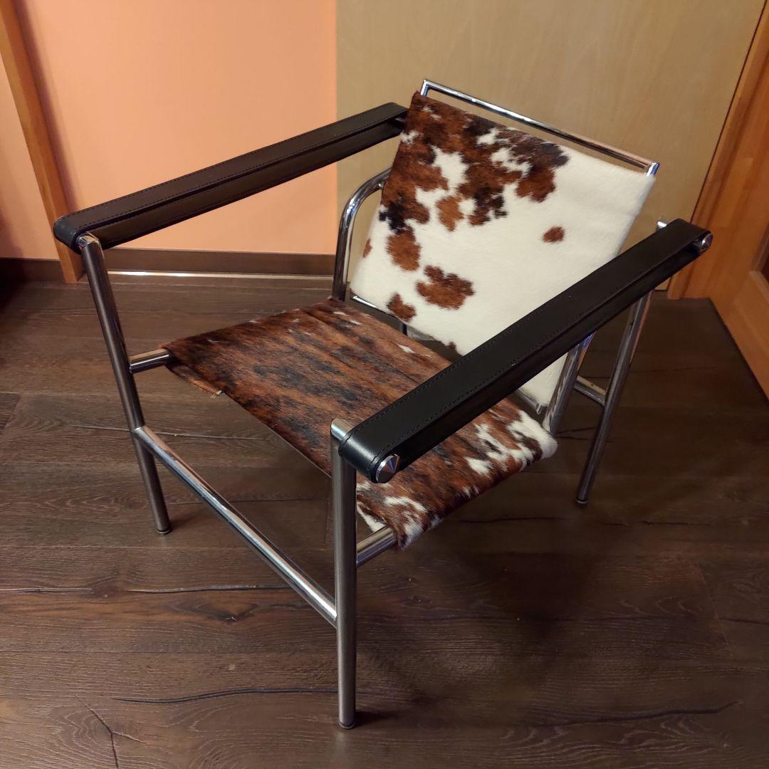 Le Corbusier ル・コルビュジエ モダンデザイン 椅子 牛革 ダイニングチェア 北欧 ル・コルビジェ LC1 Sling Chair スリング