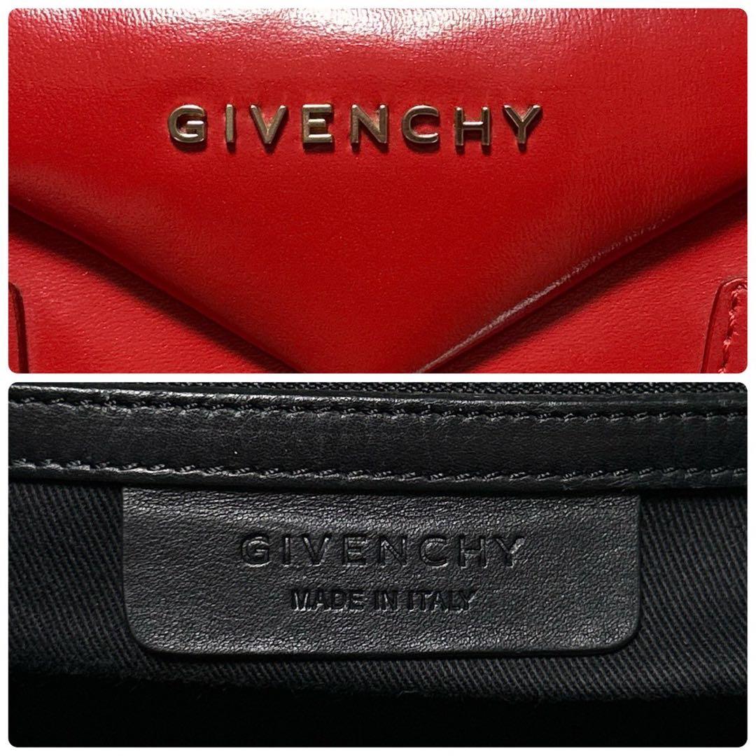 p87【美品】保存袋付 ジバンシー アンティゴナ スモール2wayショルダー