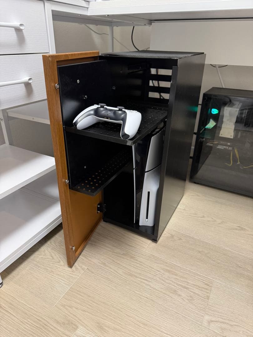 ゲーム機 収納 ラック ブラック 約W24×D36×H60cm ゲーム機 Amazon｜山崎実業(Yamazaki) 【 完成品 】 ゲーム機 収納 ラック