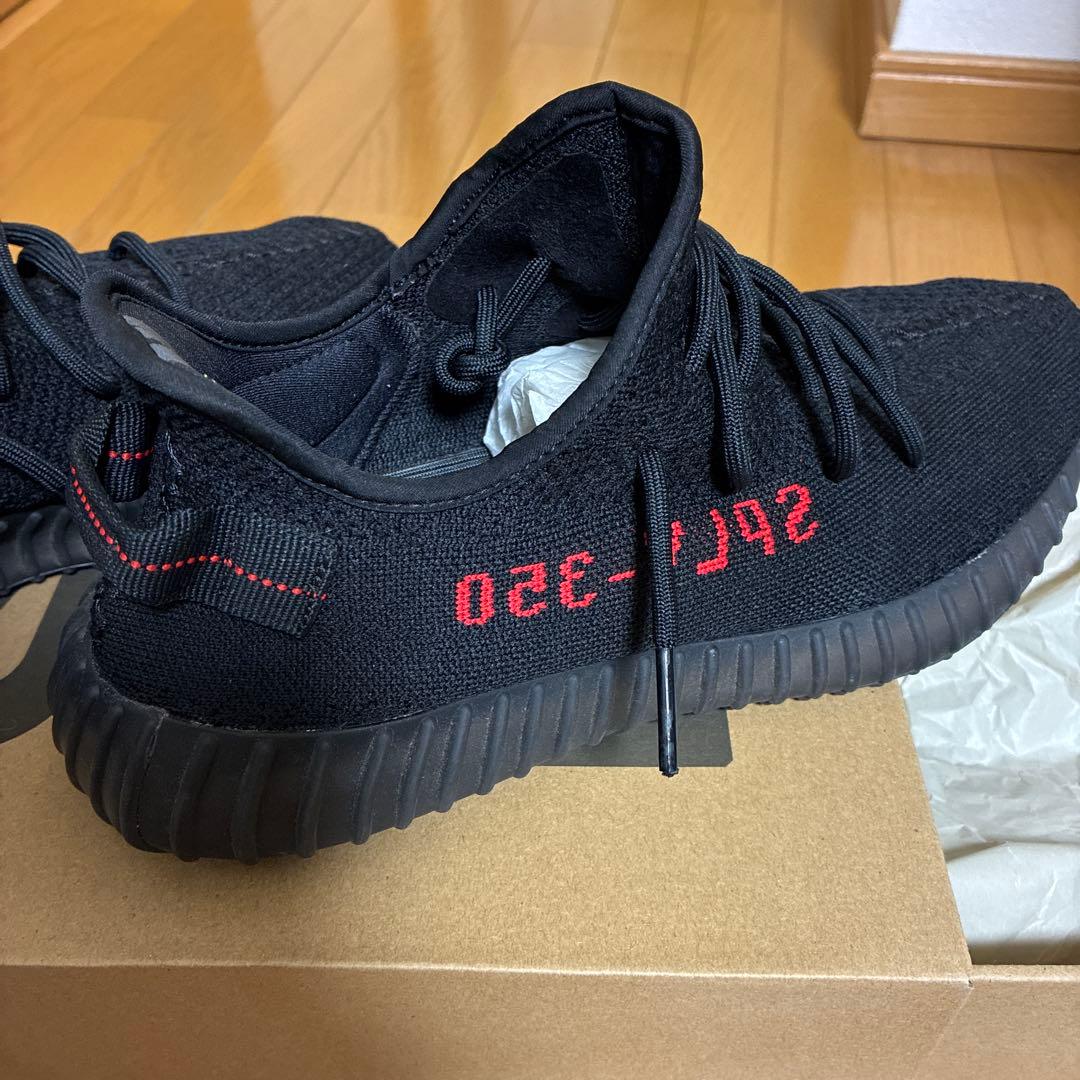 YEEZY BOOST 350 V2 ブラック/レッド 28.5cm