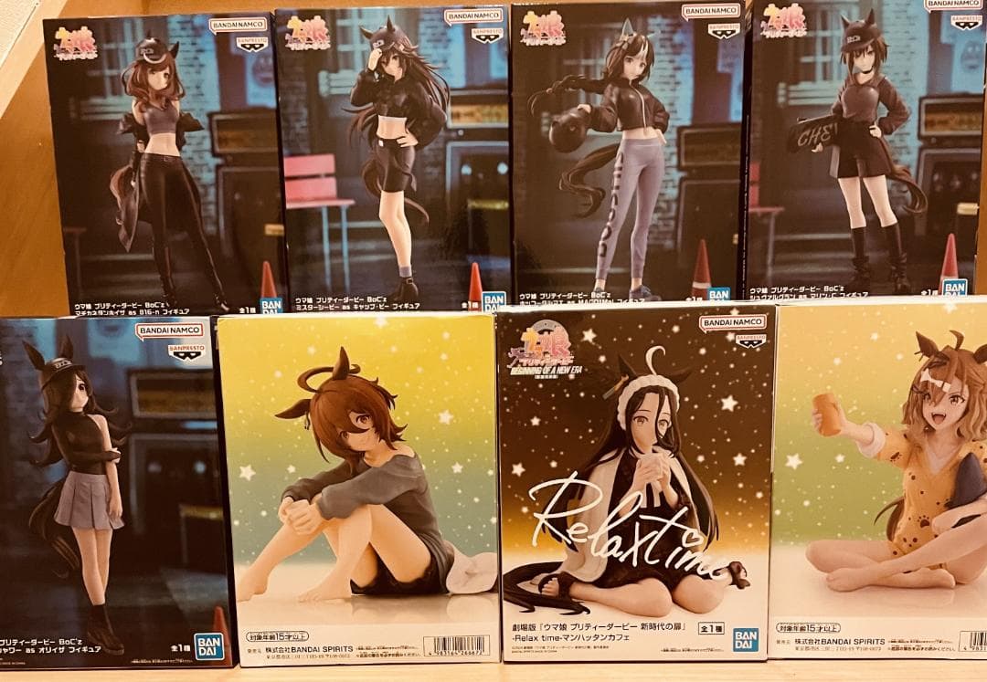ウマ娘 フィギュア BoC'z 新時代の扉 8点セット ウマ娘』シュヴァルグラン、ヴィルシーナ、ヴィブロスが「BoC'z」の姿