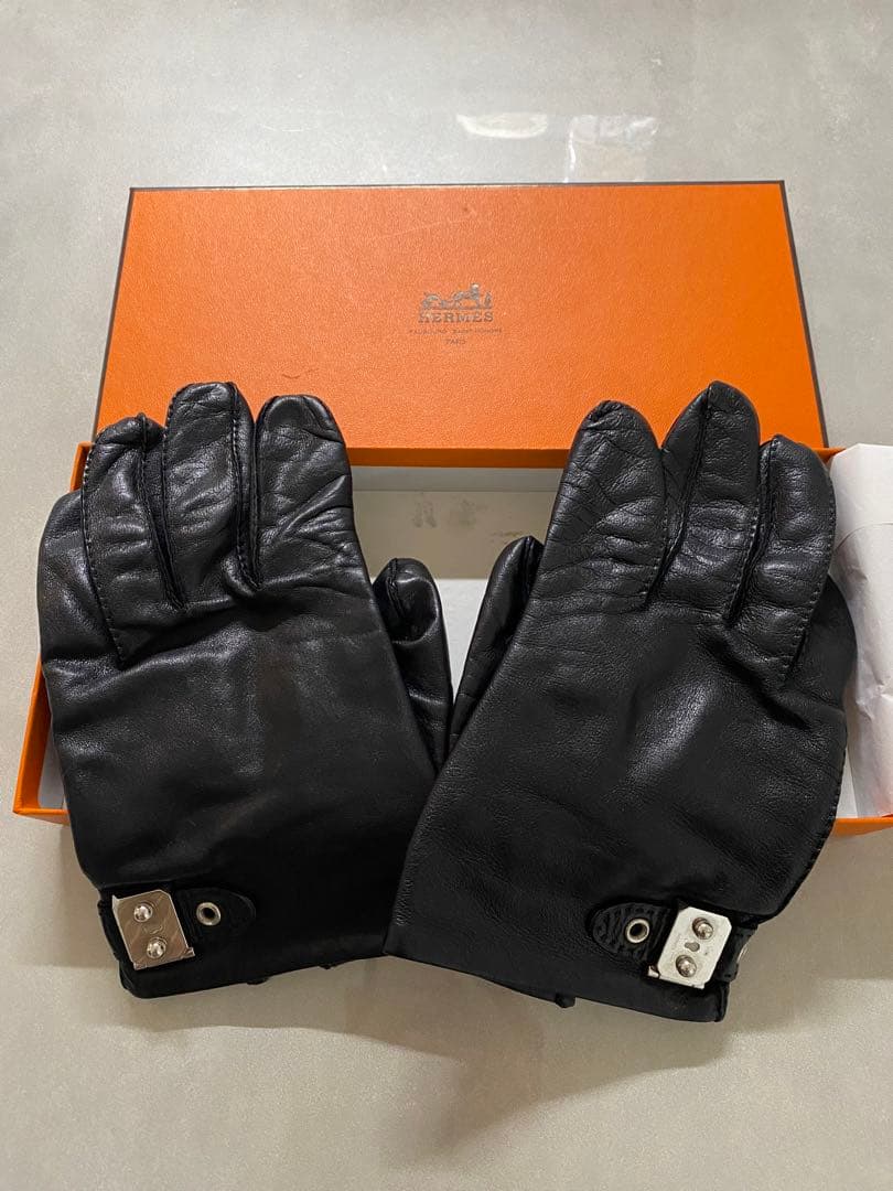 レア品✨箱付　エルメス　メンズ　手袋　グローブ HERMES（エルメス） （新品・未使用品）エルメス パコ 手袋 グローブ S