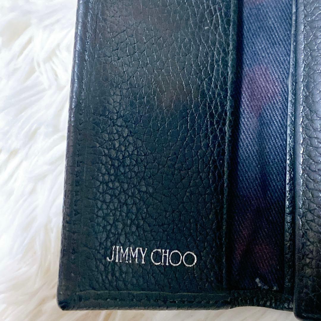 JIMMY CHOO ブラック レザー キーケース - メルカリ