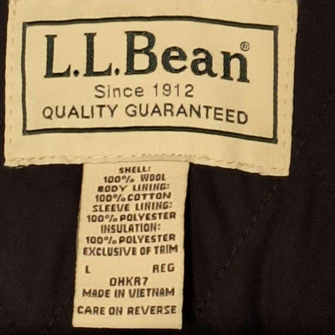 [美品未使用] L.L.Bean ウール100% 中綿シンサレート Pコート L