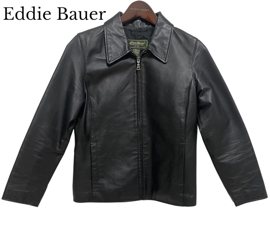 Eddie Bauer （エディー・バウアー）シングルレザージャケット - メルカリ