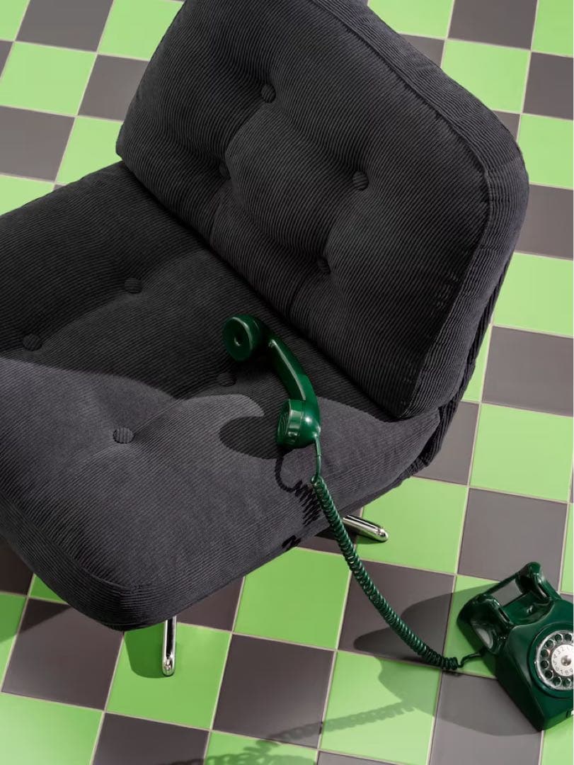 新品未開封】IKEA イケア 一人掛けソファ ブラック（ディヴリンゲ