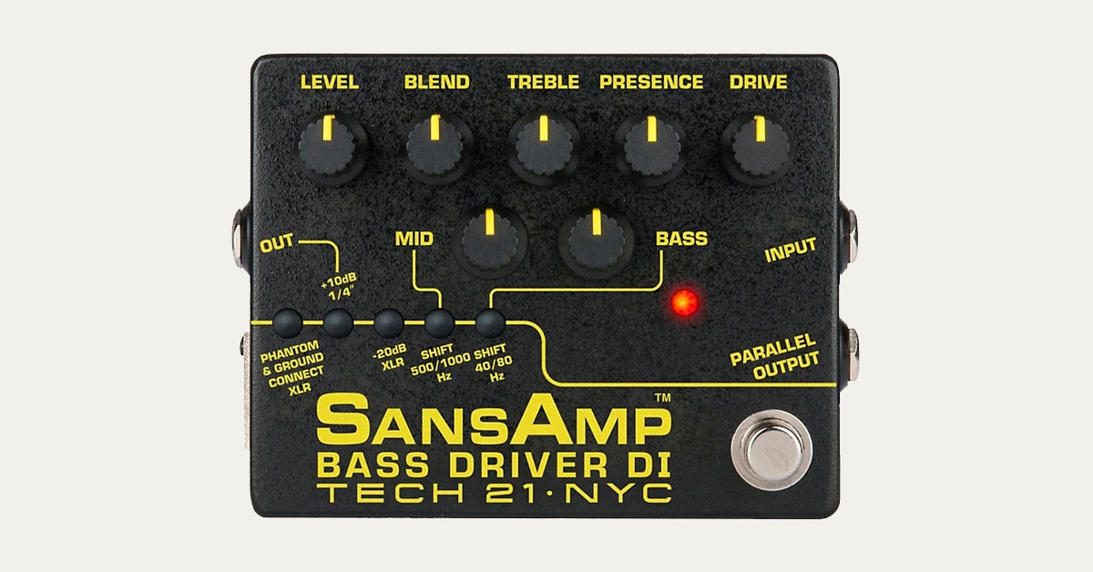 Hands-On Review: Tech 21 SansAmp Bass Drivers - The Hub