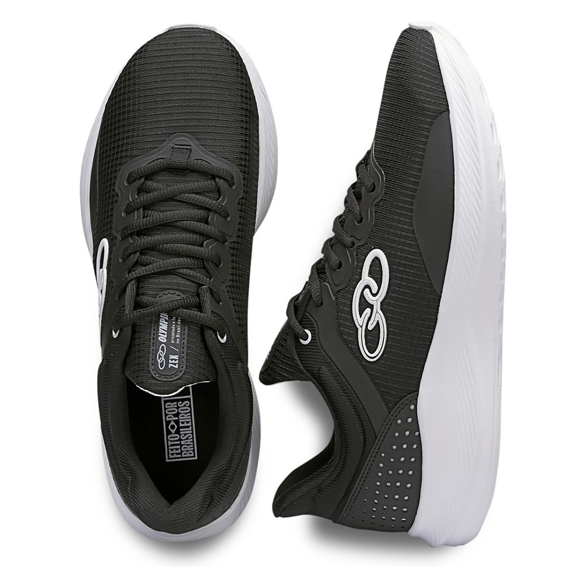 Tênis Olympikus Zex 168 Masculino - Preto+Branco | Netshoes