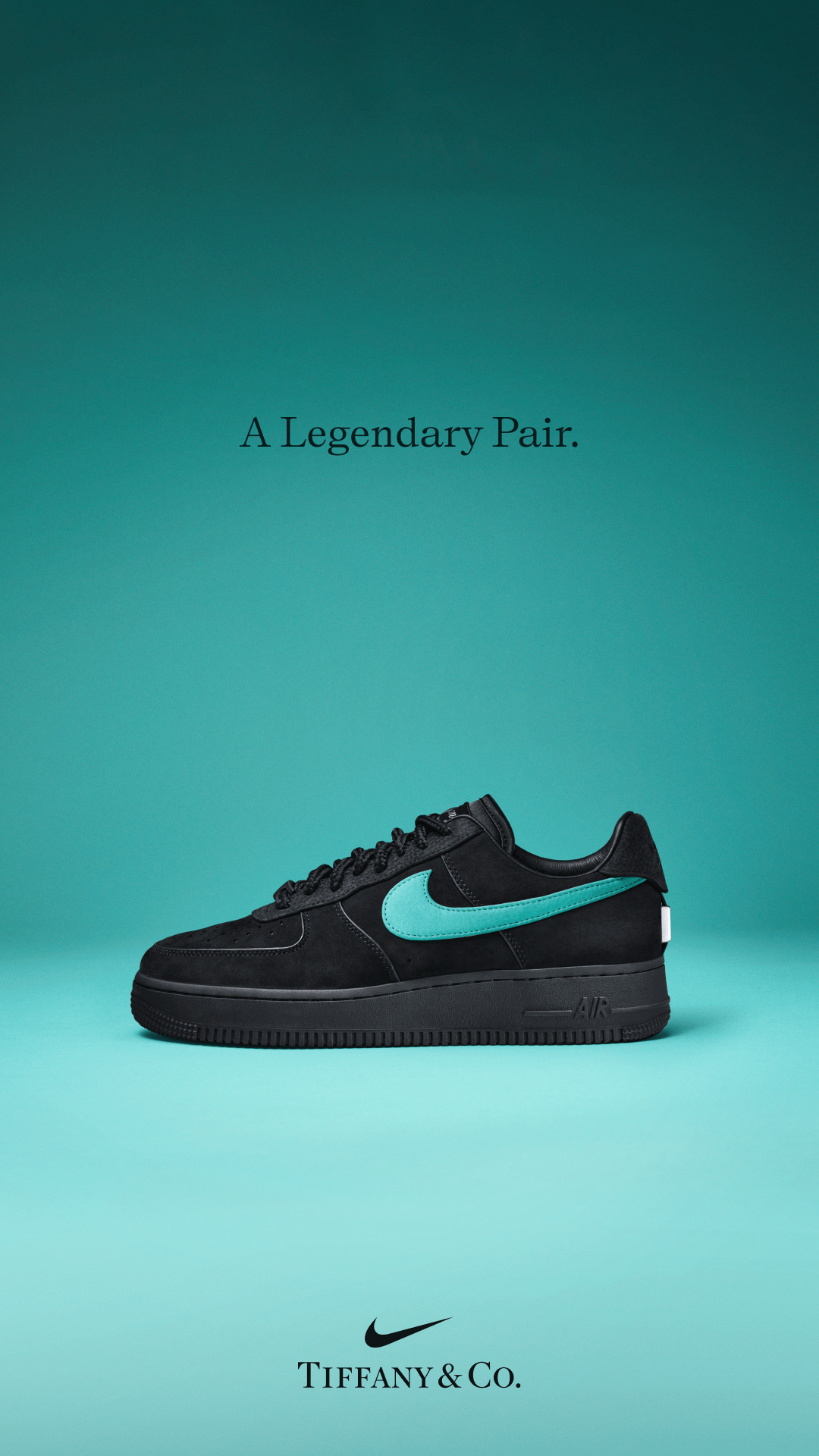 NIKE公式】SNKRS Special: Air Force 1 x Tiffany & Co.. Nike SNKRS