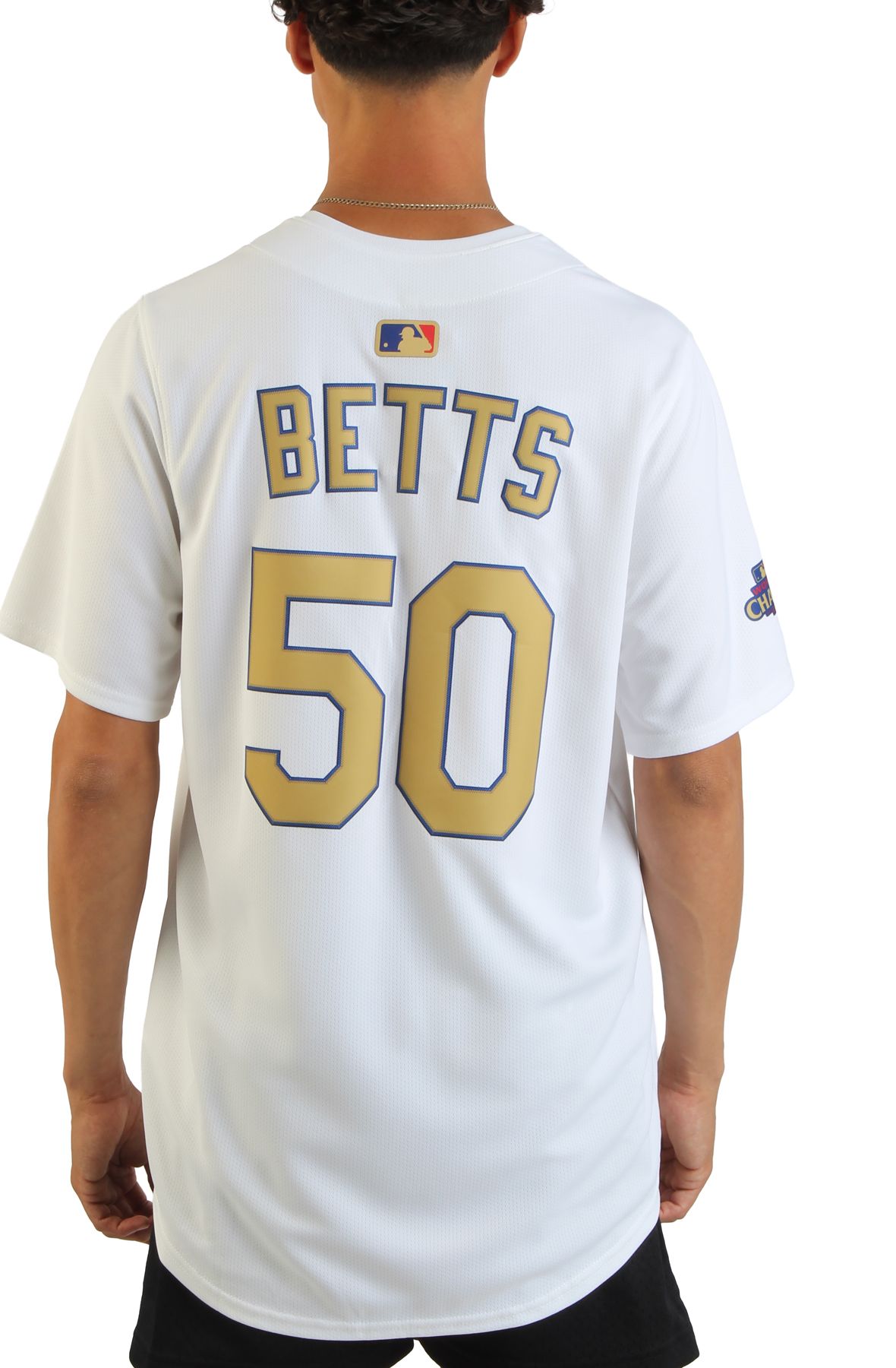 FANATICS Nike MLB Los Angeles Dodgers Mookie Betts #50 Gold