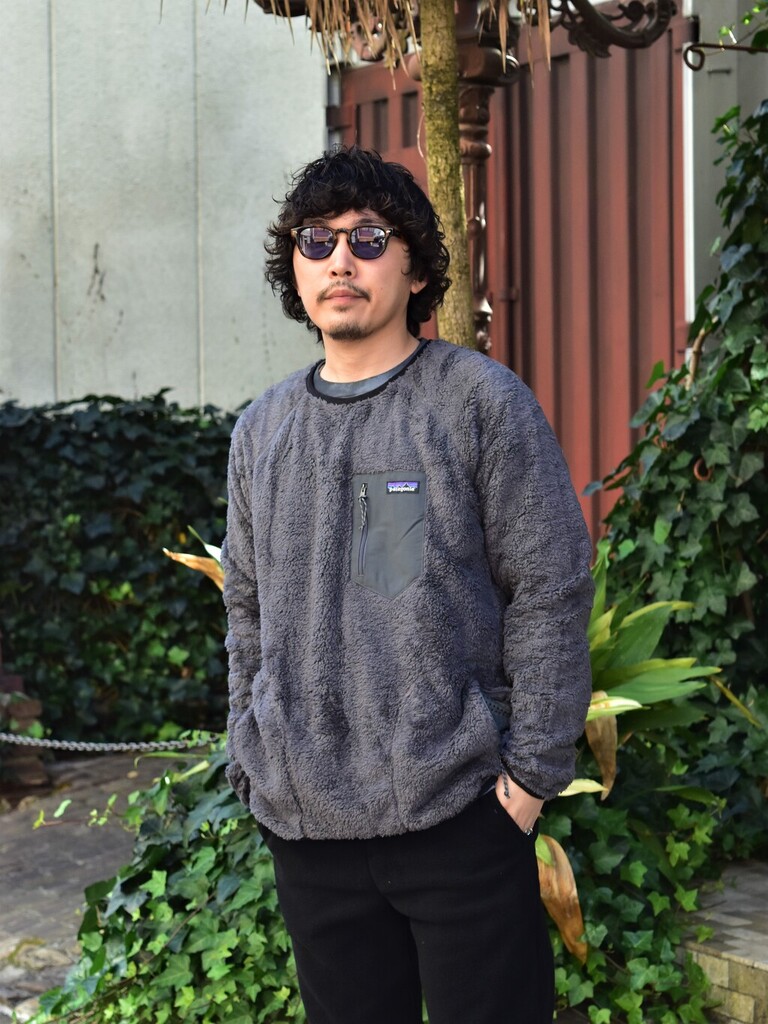 パタゴニア ロスガトスクルー　パープルL PATAGONIA】柔らかな心地良さをを与えてくれるM's Los Gatos Crew