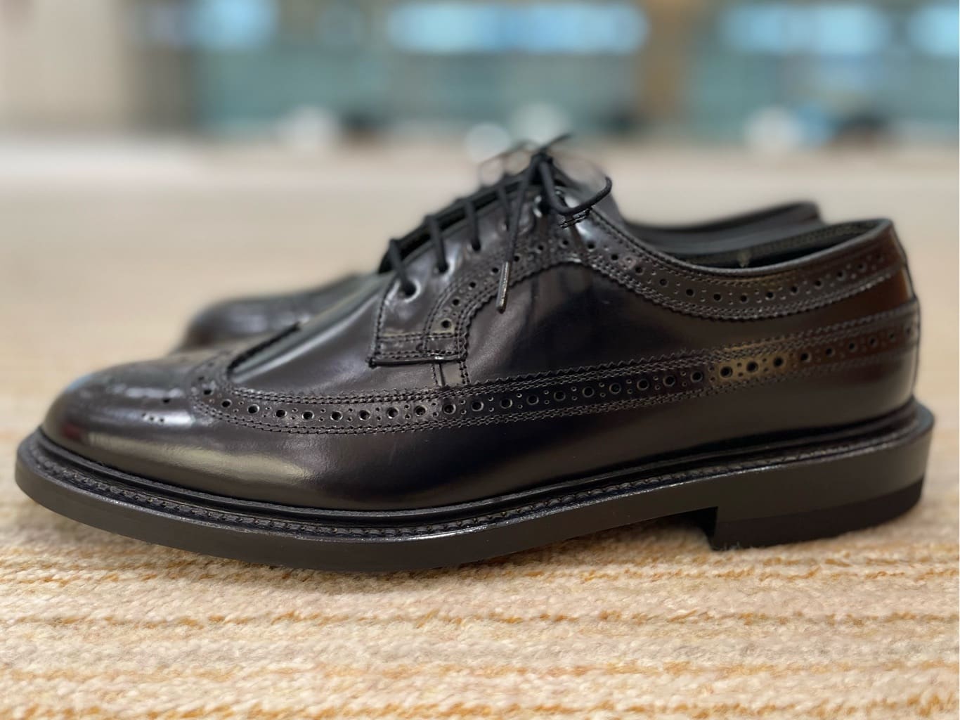 MEN'S】REGAL Boots Mark ウィングチップ New 「2589」 BLACK | 靴の