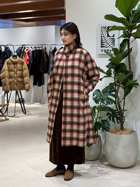 ソフトベロア Vネックロングワンピース｜トゥモローランド 公式通販