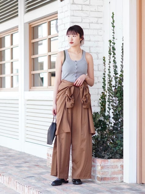 レディース】Natural Mix Rib Layered T/T | INSCRIRE(アンスクリア