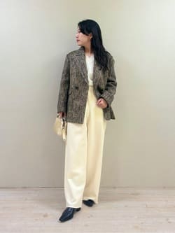 モヘヤミックスシャギー ダブルブレストジャケット（MACPHEE）｜ルミネ