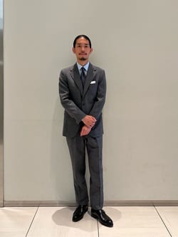 ポーラーソリッド 3ボタンスーツ ―ストレッチ―