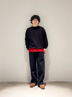 H＞エッセンシャル スウェット クルーネックプルオーバー