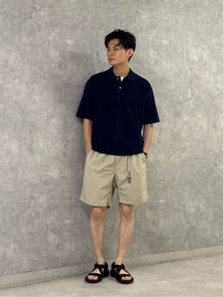 LACOSTE for BEAUTY&YOUTH＞ 1トーン パイル ポロシャツ