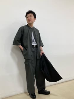 サスティナブル 再生革 モカシンシューズ（47-85ZE15-203