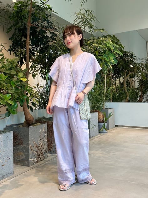 Cotton Jacquard Pin Tuck Blouse | Pasand by ne Quittez pas