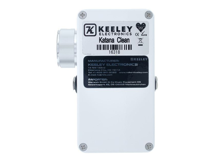 KEELEY Katana Clean Boost Throwback White | Strumenti Musicali .net