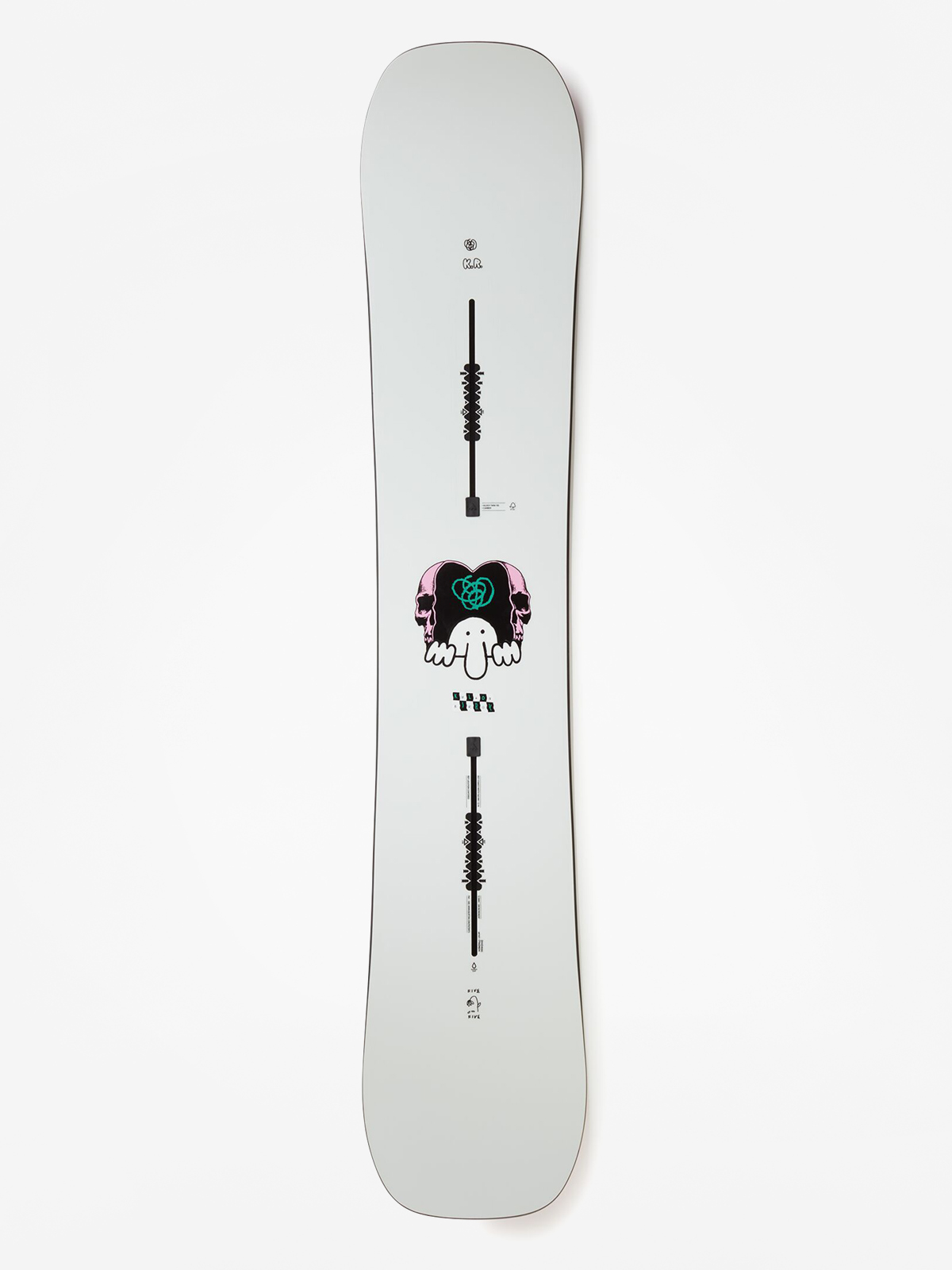 Burton Kilroy Twin Snowboard - white (multi)