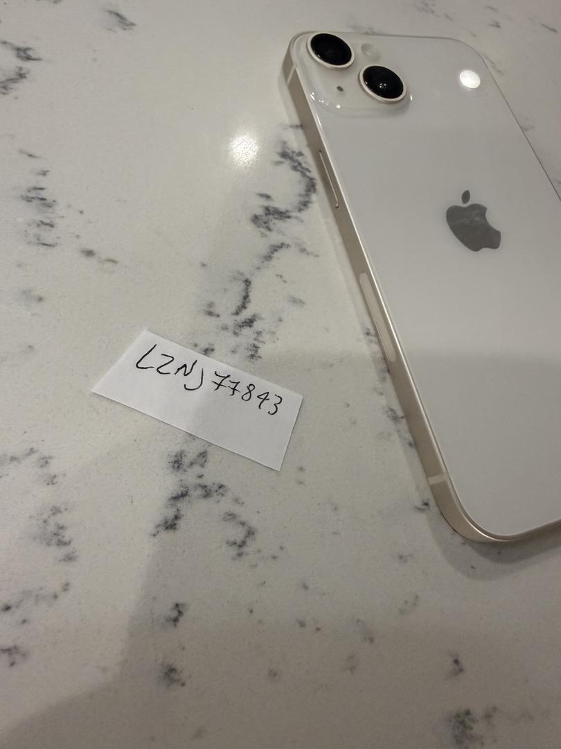 Apple iPhone 14 - Unlocked, 128GB, Starlight, A2649 - LZNJ77843