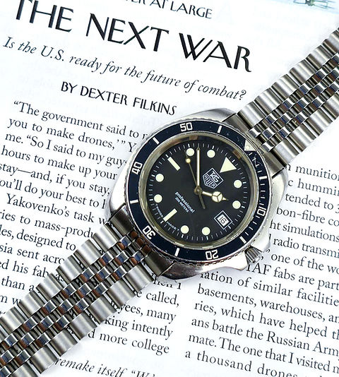 Mid-1980's TAG Heuer 1000 Professional 980.006N 