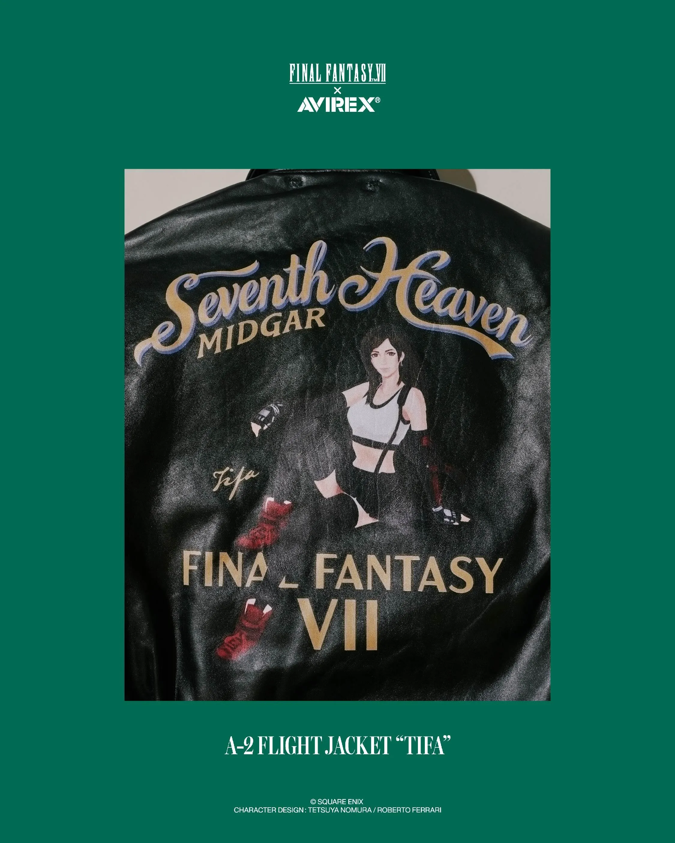 New Merchandise: FINAL FANTASY VII REMAKE Partners with AVIREX for