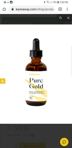 KANNAWAY PURE GOLD 250 MG Tincture | Hemperiffic
