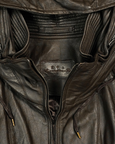 GOA BONO-HOODED GOATSKIN PANELLED JACKET | Barhaine Archive