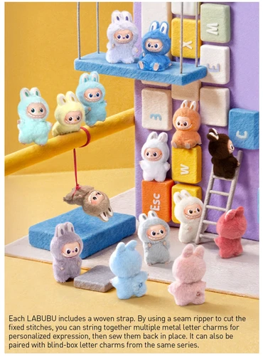 POPMART Labubu Pin for Love N-Z Series Blind Box | Little Seven House